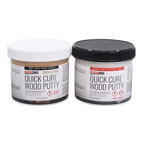 SYSTEMTHREE Quick Cure Putty, Taupe, 8-oz Kit - color: Taupe, size: 1 Count (Pack of 1)
