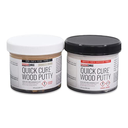 SYSTEMTHREE Quick Cure Putty, Taupe, 8-oz Kit - color: Taupe, size: 1 Count (Pack of 1)