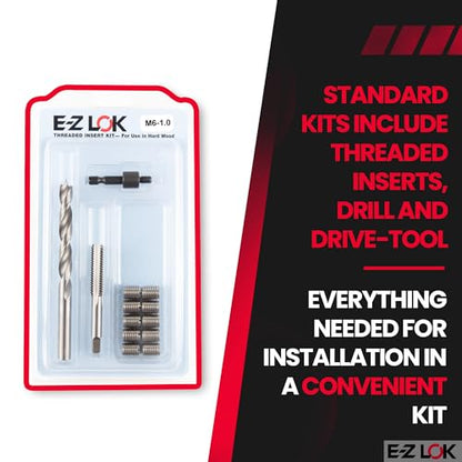E-Z LOK Thread Repair Kit, M6-1.0 - size: M6-1.0, style: Stainless Steel