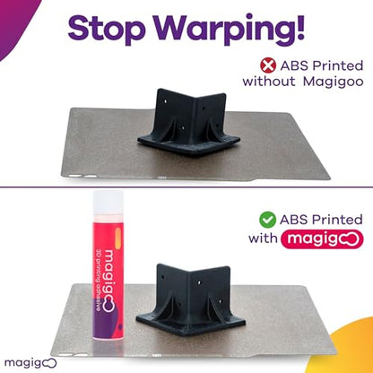 Magigoo All-in-One 3D Printer Bed Adhesive Glue to Reduce Warping, 120mL - size: 120mL Bottle