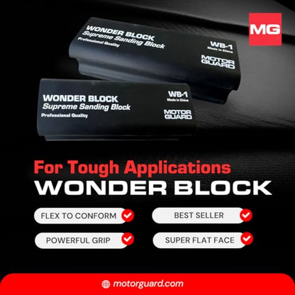 Motor Guard - Block Sanding Wonder Bar (WB1),One Size - style: Wonder Block