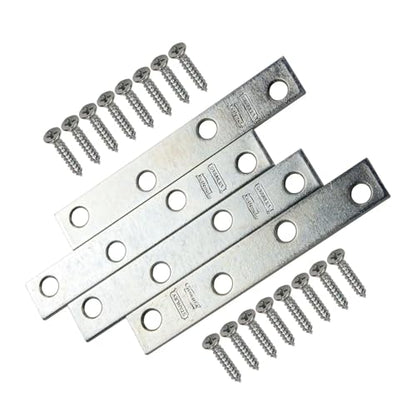 N114-405 4 x 5/8-Inch Mending Plate, 4-Pack