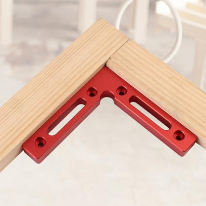 90 Degree Positioning Squares, 2Pcs Premium Aluminum Alloy Right Angle Clamps & Corner Clamping Squares for Woodworking, Picture Frames, Cabinets & DIY Projects