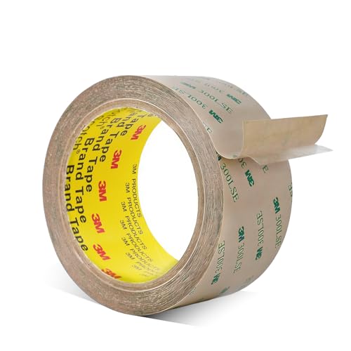 3M Double Sided Tape 300LSE 2" x 36Ft Clear, 1 Pack - size: 2"x36Ft