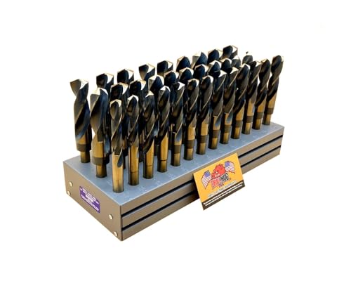 Drill Hog Silver & Deming Drill Bit Set Index 33 Pc 1/2-1"