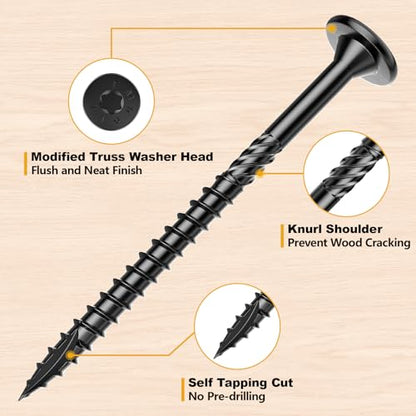 #14 x 8 Wood Structural Lag Screws - size: #14 x 8"