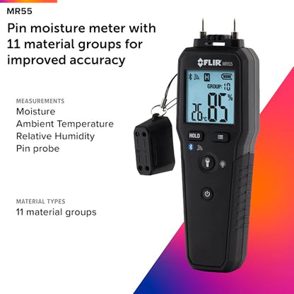 Flir MR55 Pin Moisture Meter with Bluetooth - style: MR55