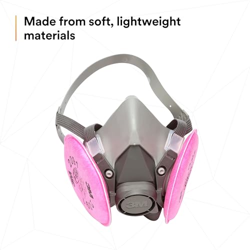 3M Half Facepiece Reusable Respirator Assembly Kit 6291, Medium, 1 Kit