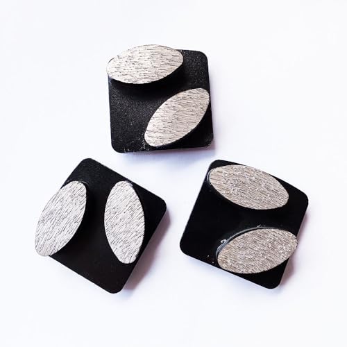 Diamond Grinding Disc Block for Concrete Floor 3 pcs Use in Grinder 60# - style: 60#