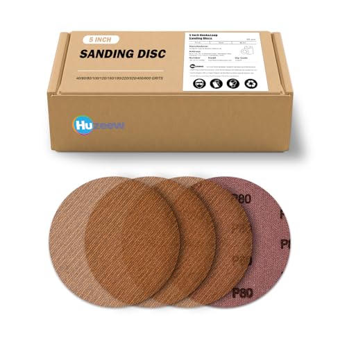 5 Inch Mesh Sanding Discs 50 PCS, 100 Grit Assortment, Dust Free Hook and Loop Sanding Discs, Anti-Clogging Sandpaper for Random Orbital Sander, Angle Grinder, Wood Metal Sanding - style: P100