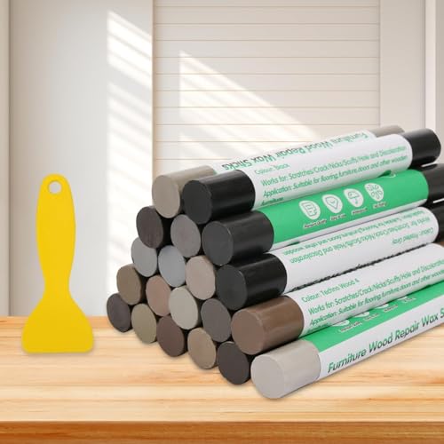 Furniture Markers Touch Up, 20 Colors Wood Filler Sticks- Gray Series - color: Gray Series