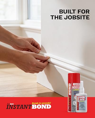 Instant Bond Super Fast Strongest Glue & Accelerator Small Kit 50ml/170g