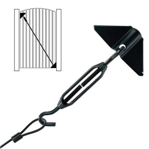 Nuvo Iron - Black Ultra Duty Anti-Sag Gate Stabilization Kit