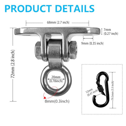 Heavy Duty Swing Hanger for 1000 LBS Capacity 180° Swing - size: Pack 1