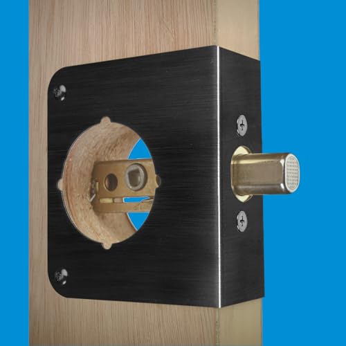 Prime-Line U 10744 Brass Lock and Door Reinforcement Plate, Bronze