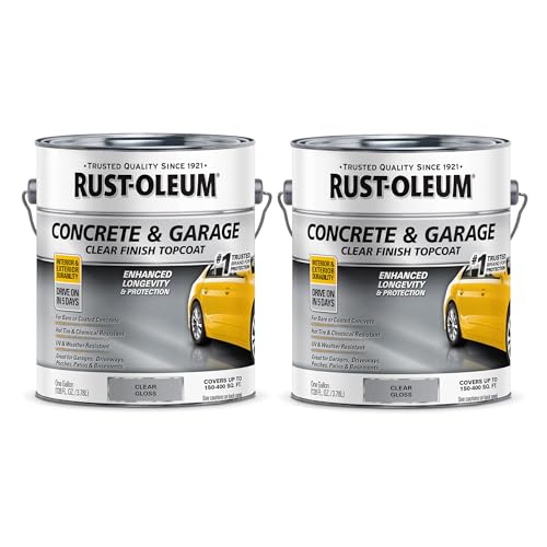 Rust-Oleum Clear Finish Floor Topcoat, Gloss, 1 Gallon, 2 Pack - color: Clear, size: 64 Fl Oz (Pack of 2)