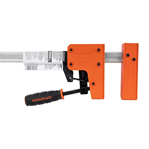JORGENSEN 8024 Cabinet Master 24 Inch 90 Degree Parallel Steel Bar Clamp