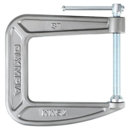 Olympia Tools C-Clamp, 38-134, (3" X 4.5") - size: 3-Inch x 4.5-Inch