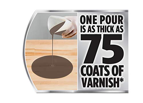 Varathane Super Glaze High Gloss Aged Wood Epoxy - color: Aged Wood