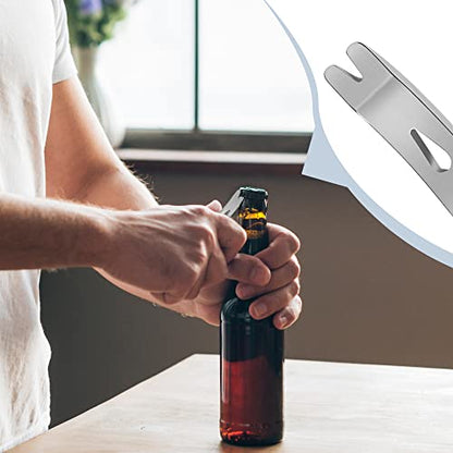 5 Pack Mini Stainless Steel Pocket Pry Bar Crowbar Multifunction EDC Tool Survival Opener
