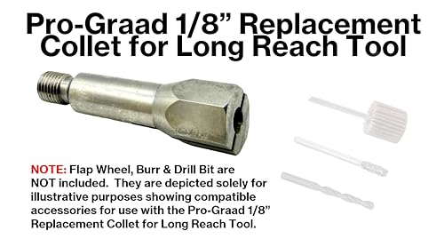 1/8” Collet Replacement for Long Reach Tool - style: 1/8" Replacement Collet