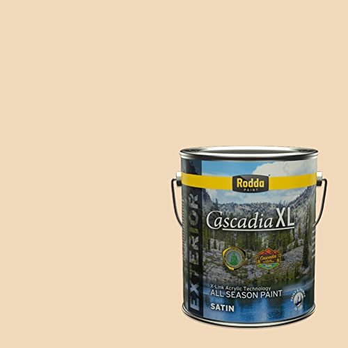 Rodda Paint CASCADIA XL Exterior Satin Paint & Primer in One, 1-Gallon, Alchemy - color: Alchemy, size: 128 Fl Oz (Pack of 1)