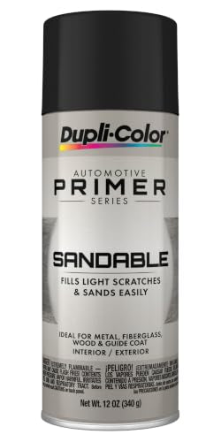 Dupli-Color Multi-Purpose Sandable Primer, Black Hot Rod, 12 oz - color: Black Hot Rod, size: 12 Ounce (Pack of 1)