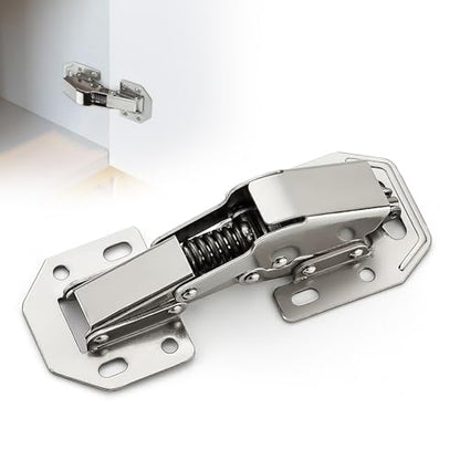 Ravinte Hidden Cabinet Hinges, Concealed Cabinet Hinges Soft Close, 2 Pack
