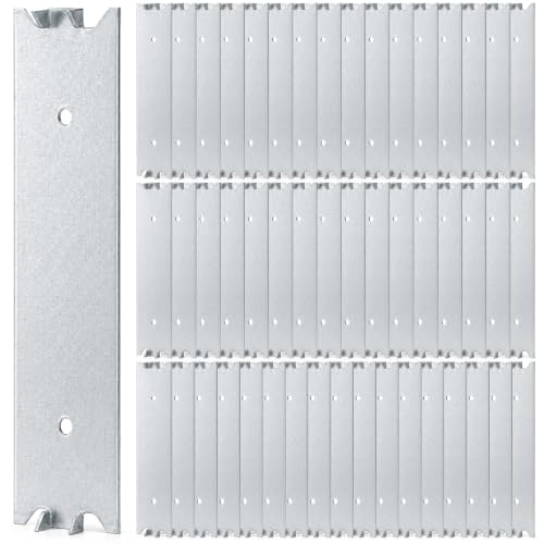 ZAVOOS 50 Pack 1.5 x 6 Inch Nail Plates for Wood Studs