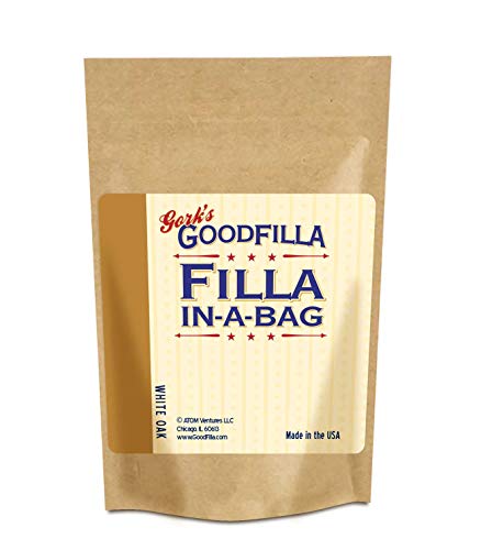 GoodFIlla White Oak, 12 Pound, Wood and Grain Filler Powder, Stainable, Paintable, Sandable, Versatile | Zero Waste - color: White Oak, size: 12 lb
