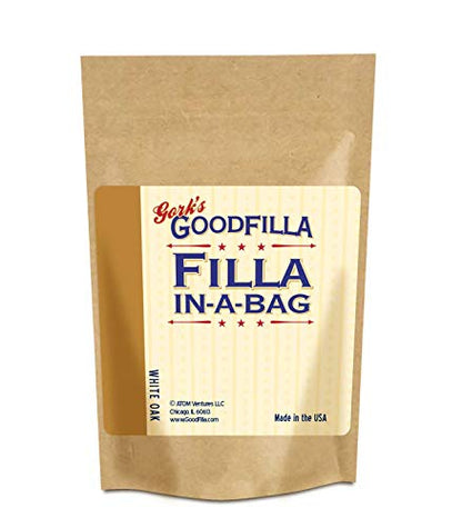 GoodFIlla White Oak, 12 Pound, Wood and Grain Filler Powder, Stainable, Paintable, Sandable, Versatile | Zero Waste - color: White Oak, size: 12 lb
