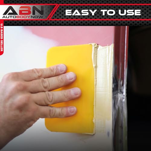 ABN Auto Body Filler Plastic Spreaders - 100pc Plastic Spreader Bulk Reusable 4in Set for Fillers, Putties, and Paint