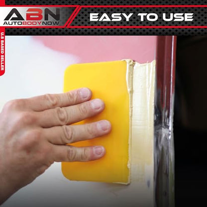 ABN Auto Body Filler Plastic Spreaders - 100pc Plastic Spreader Bulk Reusable 4in Set for Fillers, Putties, and Paint