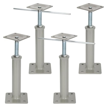 4 Pack House Floor Jacks,11"-16" Height Range,11023 lbs Max Load Capacity,Adjustable Heavy Duty House Jacks for Leveling Crawlspace (11" - 16" (4 Pack))