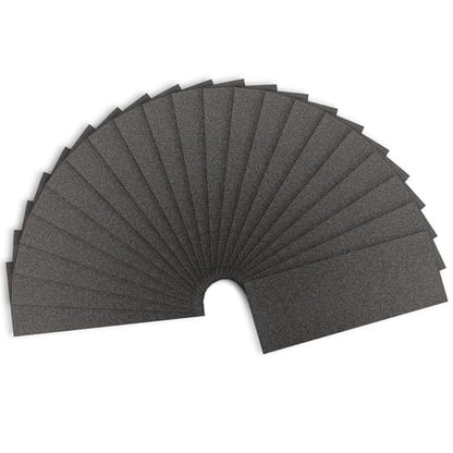 Sandpaper 120 Grit, Wet Dry Sand Paper 9 x 3.6 Inch - size: 9 x 3-2/3 Inch, style: 120Grit