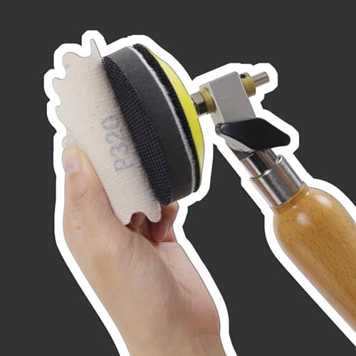 MAXMAN 3"Sanding Discs, 50Pcs 400 Grit Alumina Orbital Sandpaper, Hook&Loop - style: 400 Grit