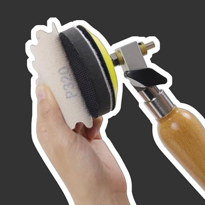 MAXMAN 3"Sanding Discs, 50Pcs 400 Grit Alumina Orbital Sandpaper, Hook&Loop - style: 400 Grit