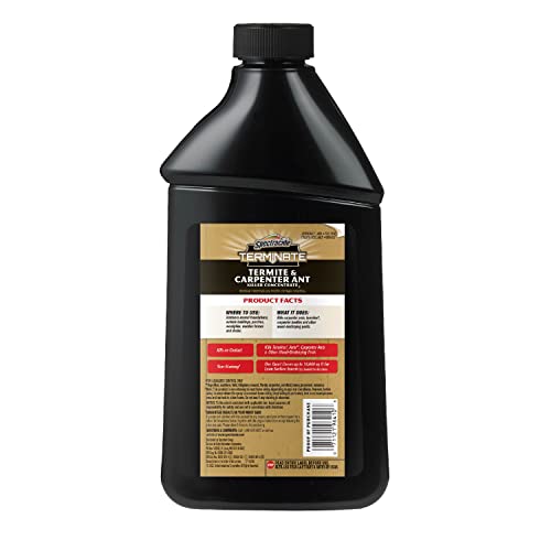 Spectracide Terminate Termite & Carpenter Ant Killer Concentrate 32 Oz - size: 32 Fl Oz (Pack of 1), style: Concentrate