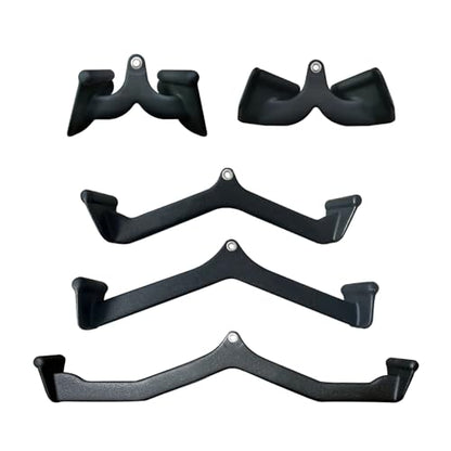 Ergonomic LAT Pull Down Bars, Back and Triceps Strength Training Equipment, LAT Pulldown Attachments, Cable Attachments for Home Gym - color: BT010