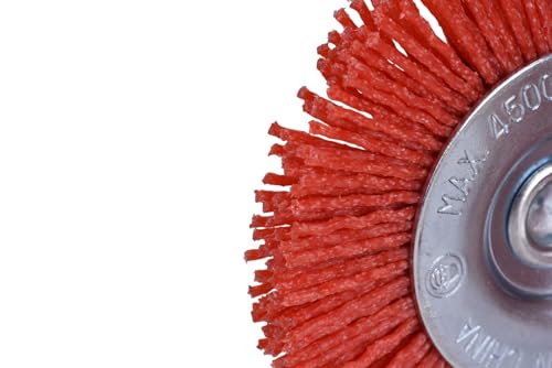 Century Drill & Tool 77431 Nylon Abrasive Radial Brush, 3", Coarse - size: 3" Coarse
