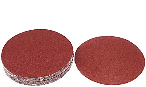 60 Grit Sanding Disc 7-inch Hook and Loop Flocking Sandpaper - 20pcs - size: 7-inch 60 Grit