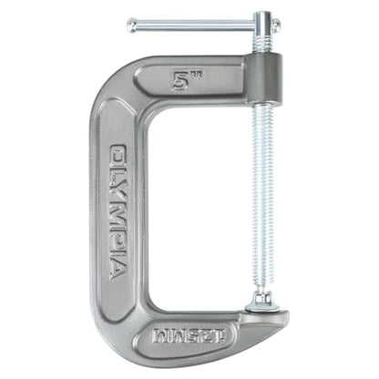 Olympia Tools C-Clamp, 38-145, (5" X 3.25") - size: 5-Inch x 3.25-Inch