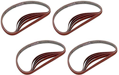Sanding Detailer Replacement Belts 20-Pack, 5 Each of 240,320,400,600 grit