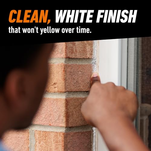Gorilla Ultimate Sealant Window & Door Caulk, 9 oz Cartridge, White