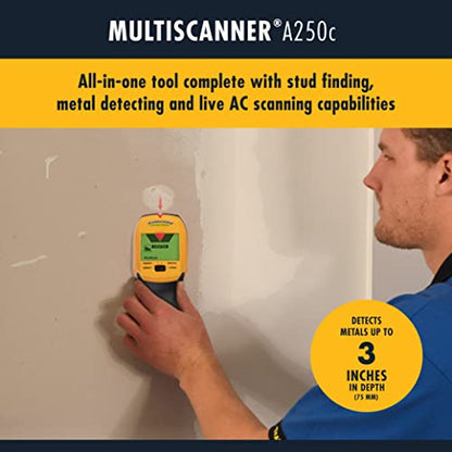 Zircon® MultiScanner™ A250c Stud Finder for Wood & Metal, Enhanced Display - size: Center Finding, style: A250c