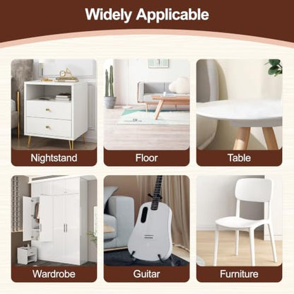 Boncart Wood Filler, 32 OZ White Wood Putty - color: 32OZ White