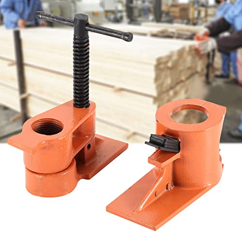 Wood Gluing Pipe Clamp, 1 Inch Quick Release Woodworking Bar Clamp Cast Steel Workbench Pipe Clamp for Carpenter Woodworker DIY Wood Working