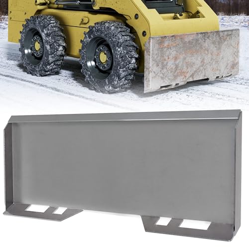YITAMOTOR 3/8" Skid Steer Mount Plate Attachment for Kubota, Bobcat Tractor - size: 3/8 Inch