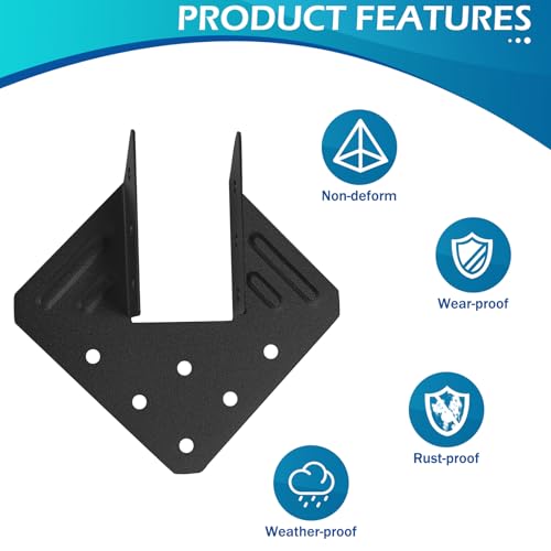 Hurricane Ties 24 Pack,Hurricane Straps,Rafter Brackets - size: 24PCS, style: 2''X4'' Hurricane Ties