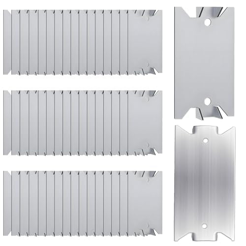50 Pack 1.5" x 3" Anti-Nail Protection Plate Shield